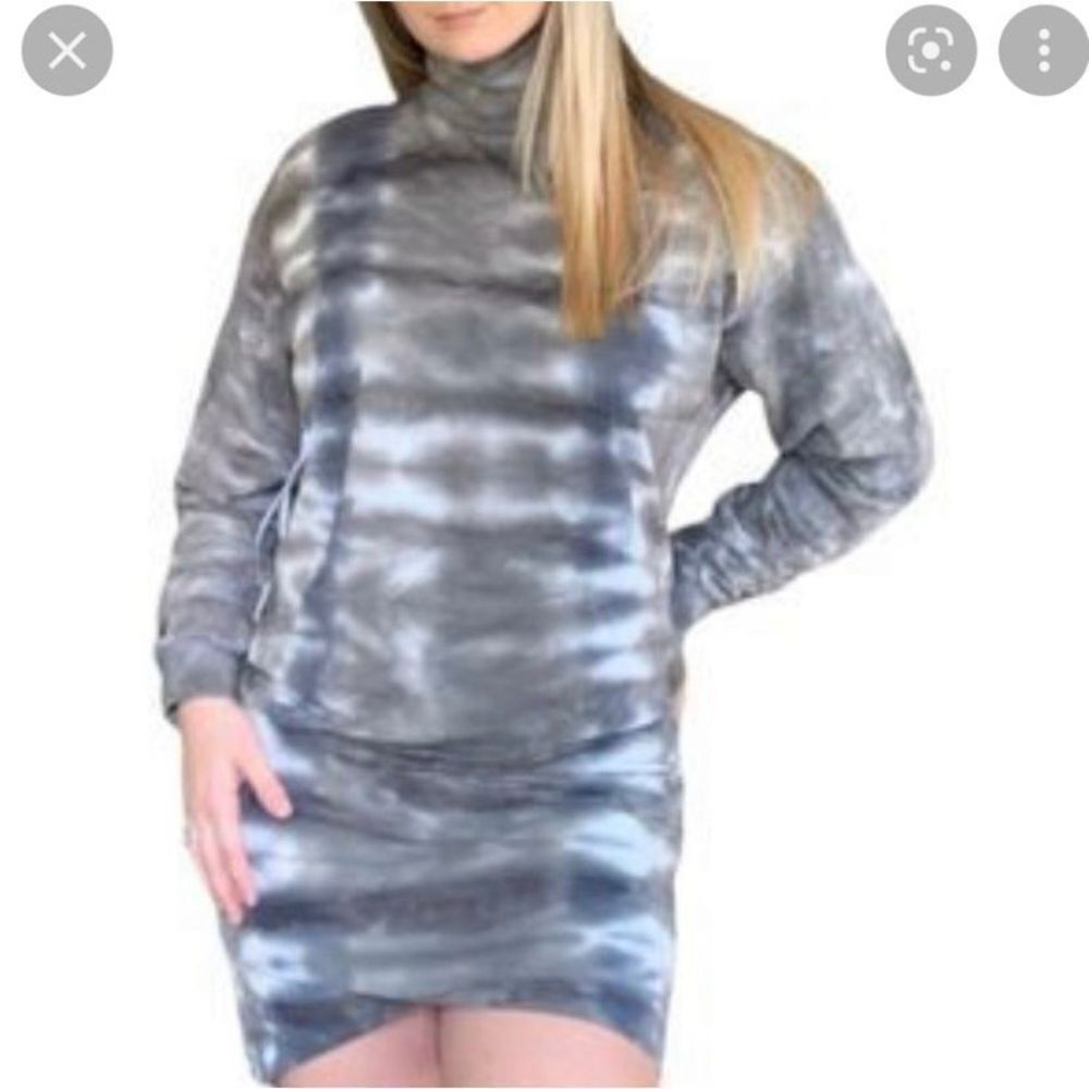 Young Fabulous and Broke tie dye asymmetrical S mini dress